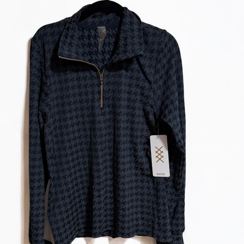 NWT RHONE QUARTER ZIP LONG SLEEVE TOP SIZE XL